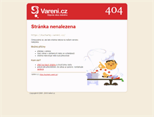 Tablet Screenshot of kucharky.vareni.cz